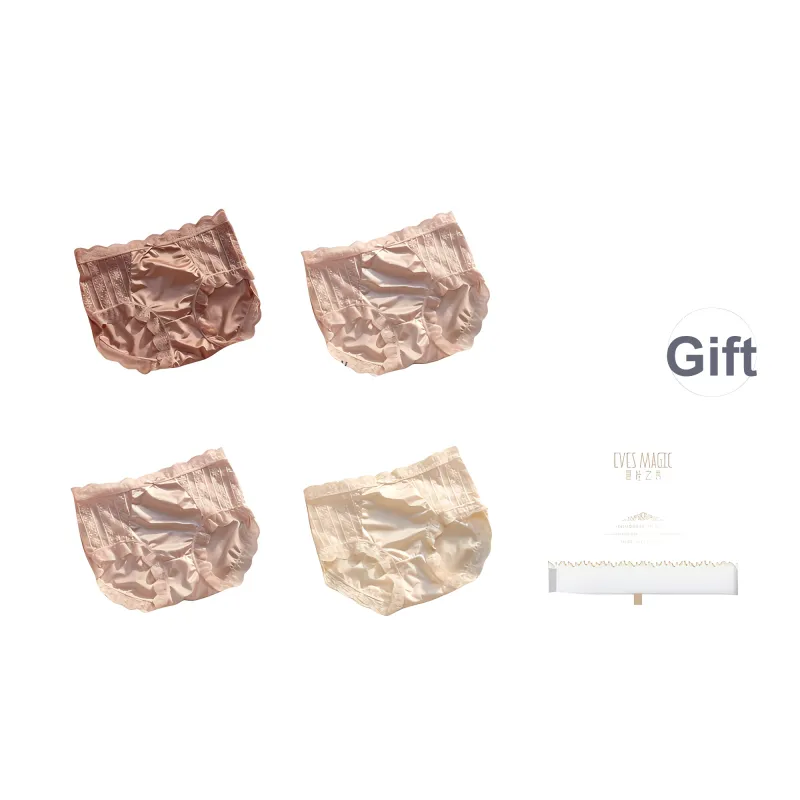 XIA.WA.ZHI.XIU Underpants Women's Box 4 Pack-4