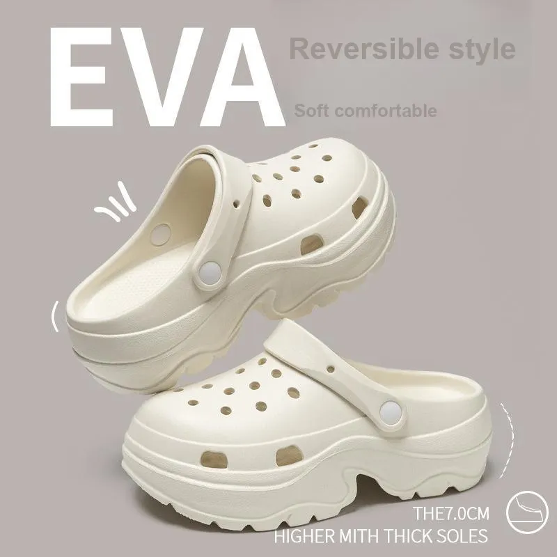 Love Of Wormwood Summer Slip Resistant Students' Eva Squashy And Bouncy Feeling Closed Toe Dormitory Home Slippers-7