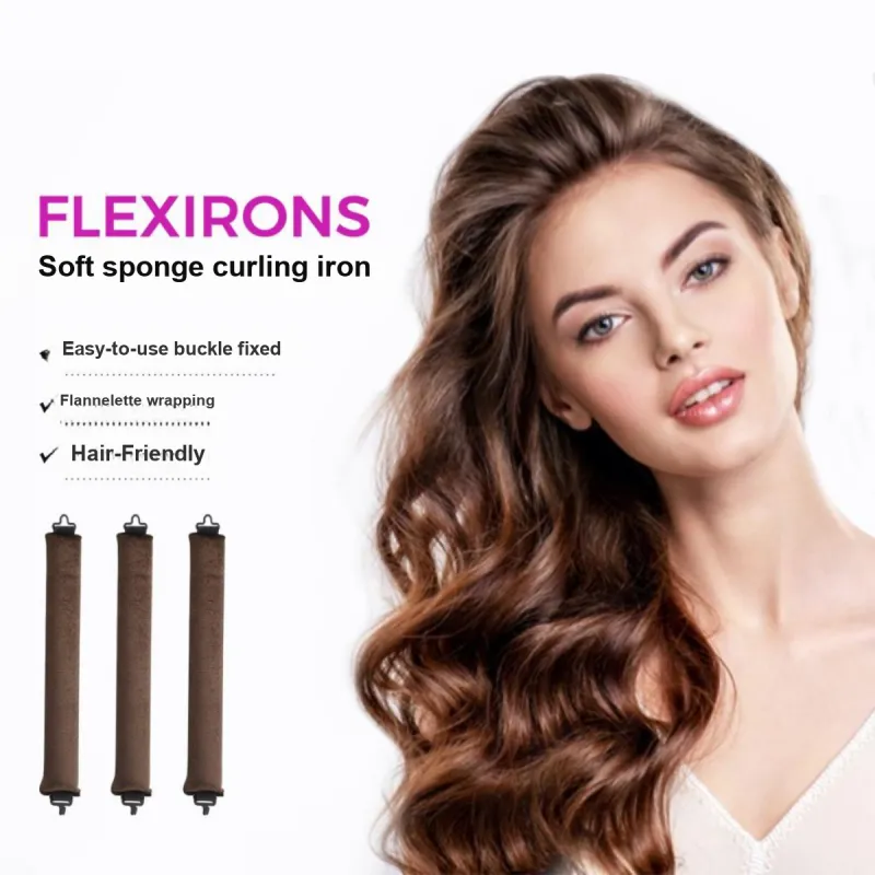 GOODY Advanced Textured Lazy Big Wave Curling Iron Hair Friendly Natural-3