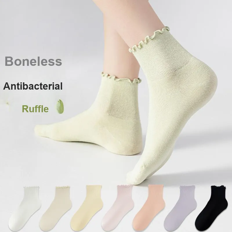MIIOW Mid Calf Socks Women's 6 Pack-36