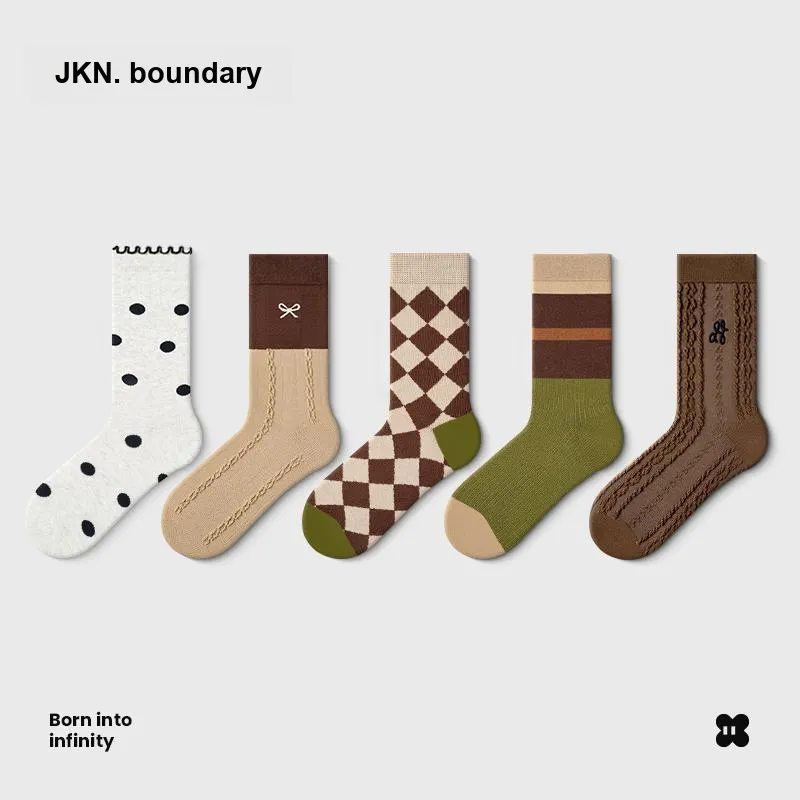 JKN Mid Calf Socks Women's 5 Pack-1