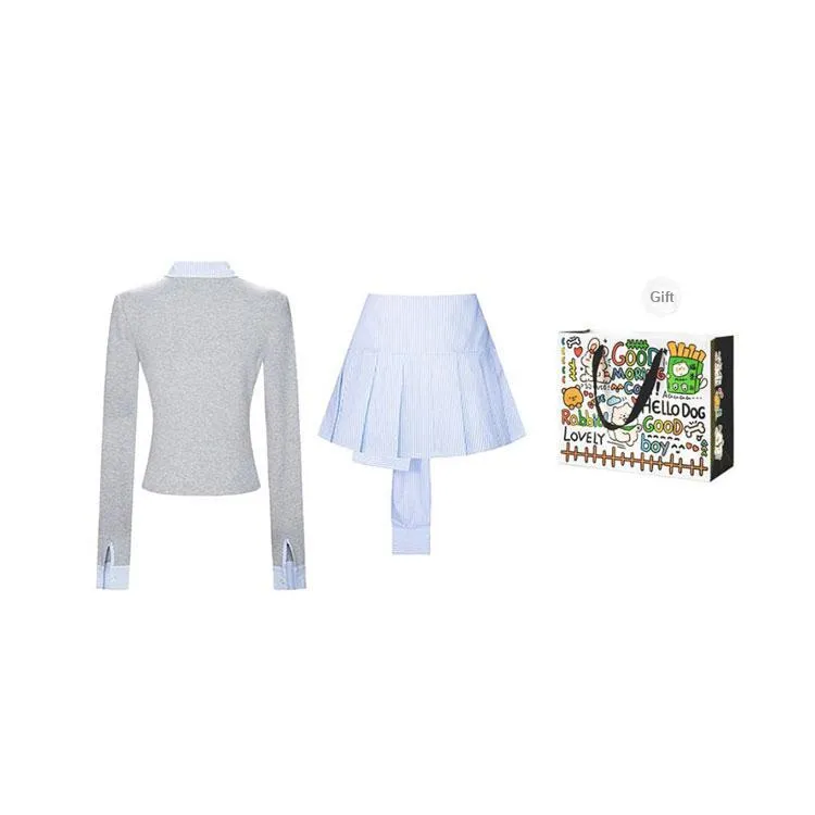 INCO VIBE Skirt Set Women's Black-7
