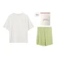 Ecru-Women's-Short-Sleeved Shorts