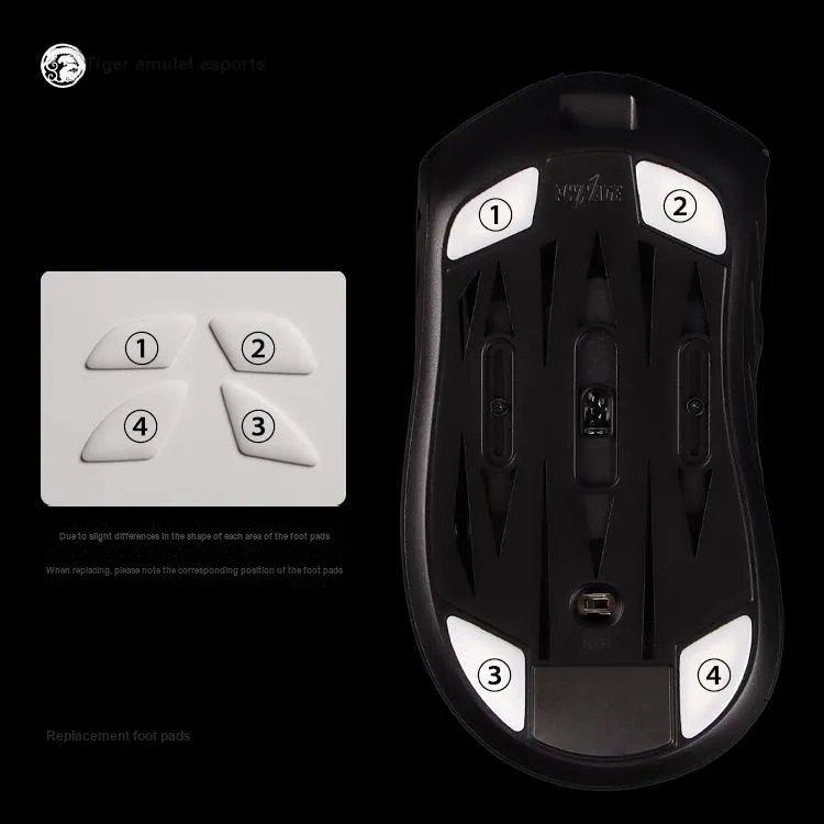 Tiger Gaming PTFE Material Outer Surface Smooth And Even Mouse Pad Mice Feet Pads-1