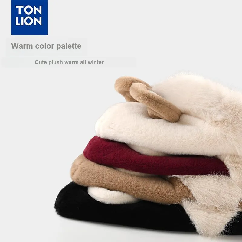 Tonlion Polyester Hoods & Plush Hats Unisex-5