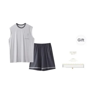 XIA.WA.ZHI.XIU Pajama Set Men's Gift Box Set Image Color