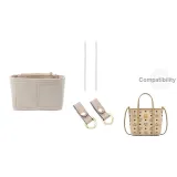 Mcm Beige Exclusive Liner+Exclusive Abrasion-Resistant Buckle+Metal Protective Ring