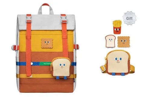 MR.ACE HOMME Polyester Backpack Regular Unisex Multicolor