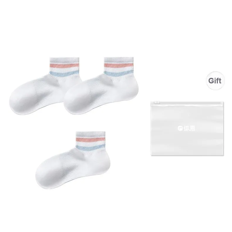 Temooues Ankle Socks Women's Shopping Bag Combo Set-10