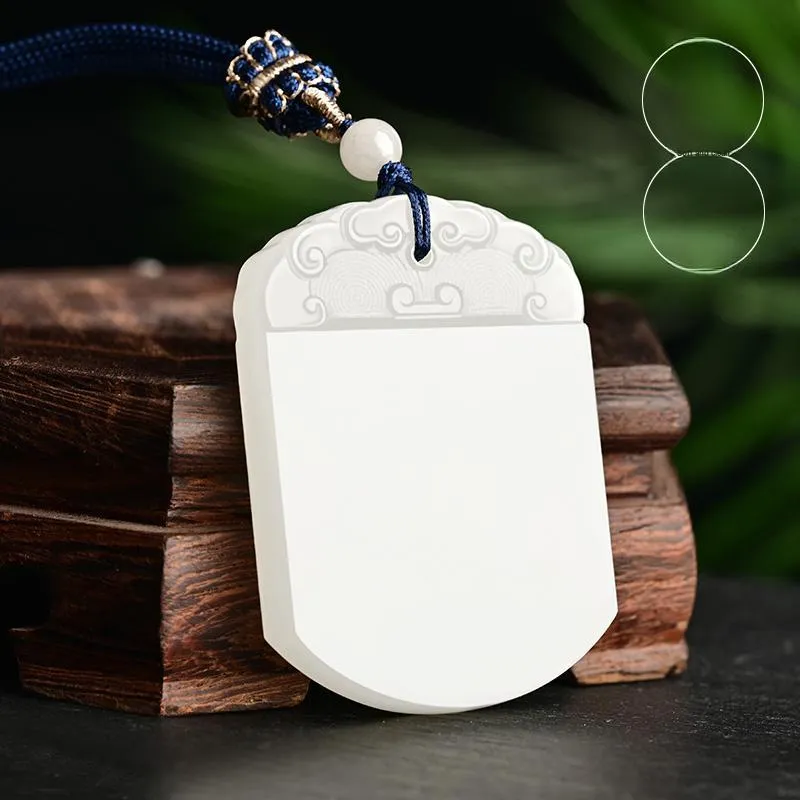 KUNYUYAO Pendants White Jade/Pale Greenish White Jade Unisex-35
