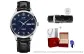 Starry Blue Black Leather/Men's