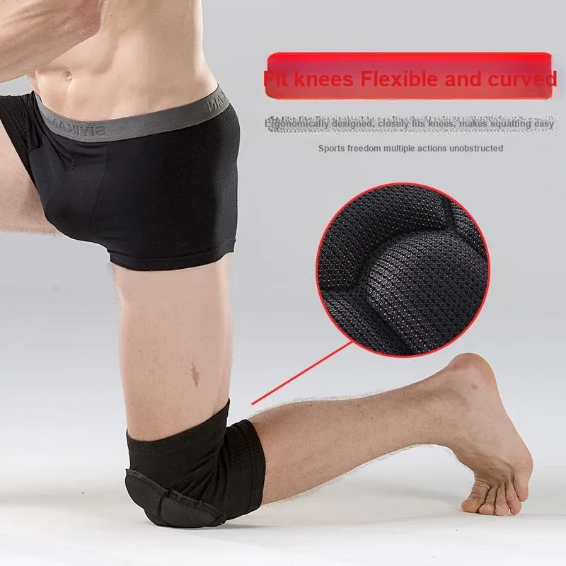 NAILEKESI Knee Pads Running Volleyball Soccer Baseball Bicycle Unisex Polyester Elastane Patella Pads-4