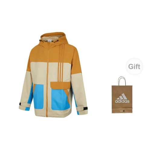 Adidas NEO Jackets Men Grassland Brown+Gift Bag