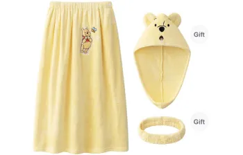 Gongdie x Disney Bathrobes Women's Yellow
