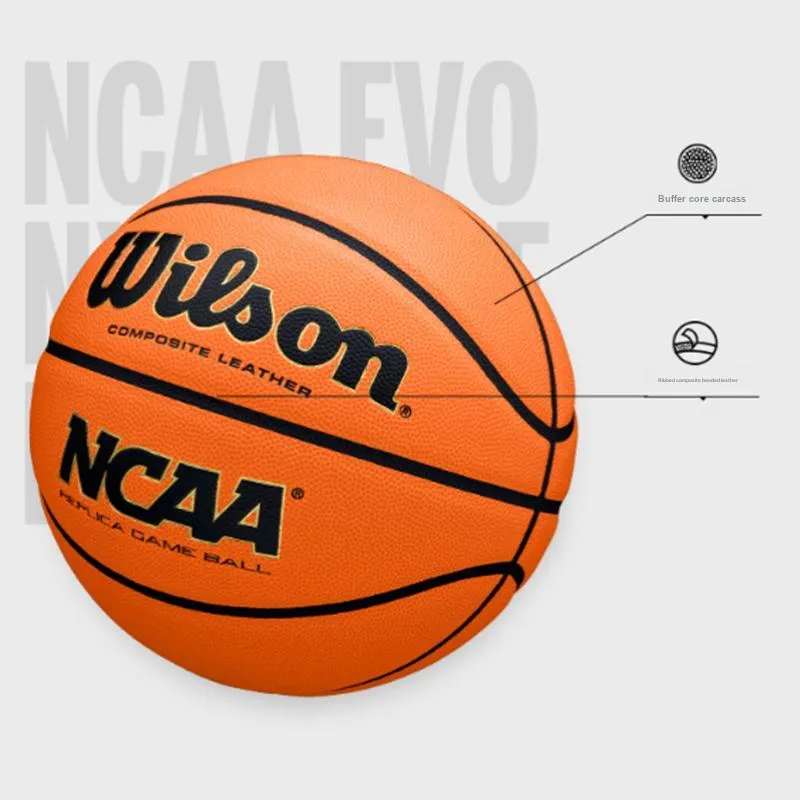 Wilson NCAA PU Basketball Orange Size 7 Training Unisex-8