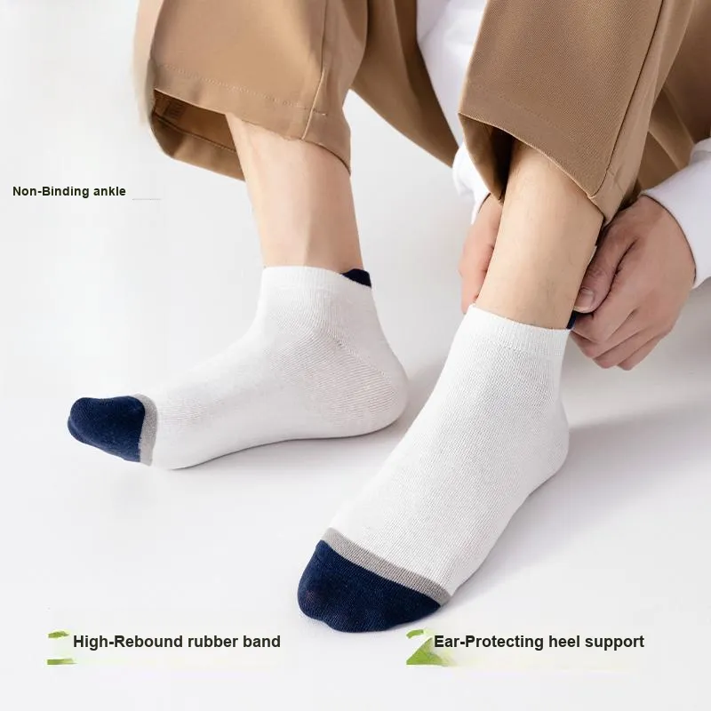 MIIOW Ankle Socks Men's Shopping Bag 5 Pack-3