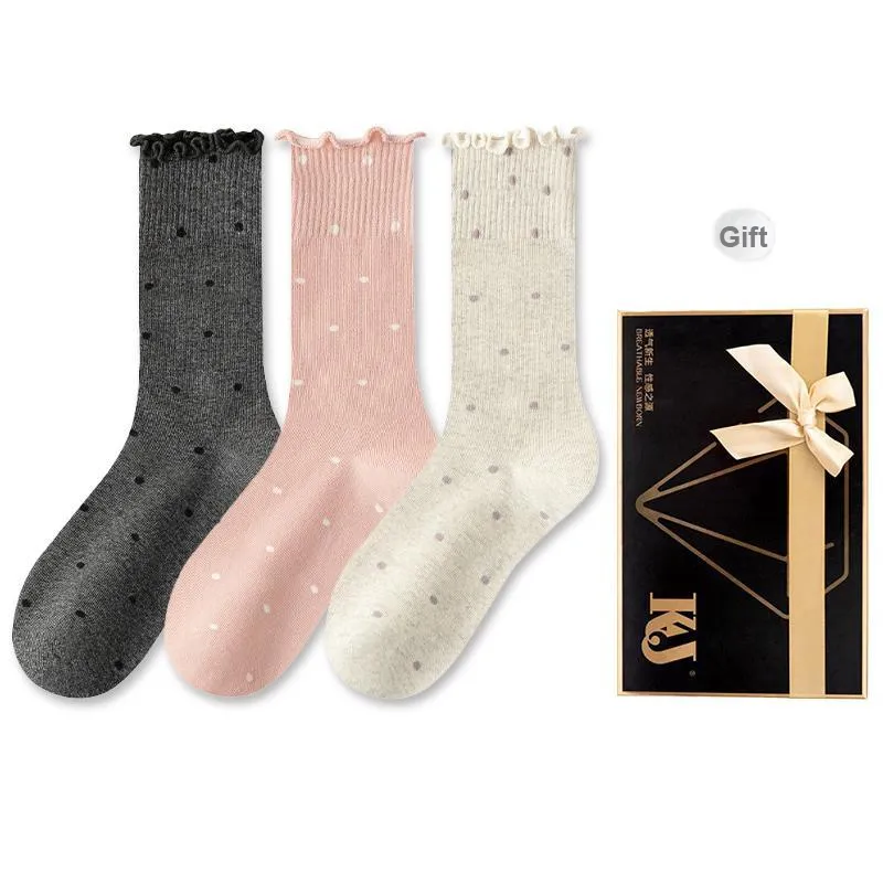 KJ Mid Calf Socks Women's Box 3 Pack-7