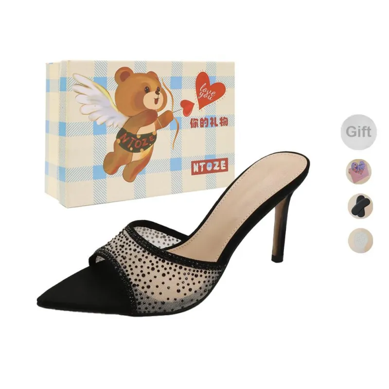NTOZE Rubber Sole Abrasion-Resistant Slide Slippers Women's Gift Box Set-0