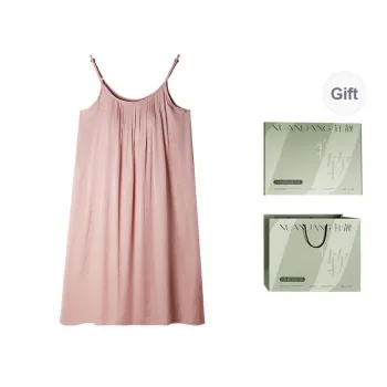 Xuan Liang Summer Nightgown Women's Gift Box Set Cameo Brown