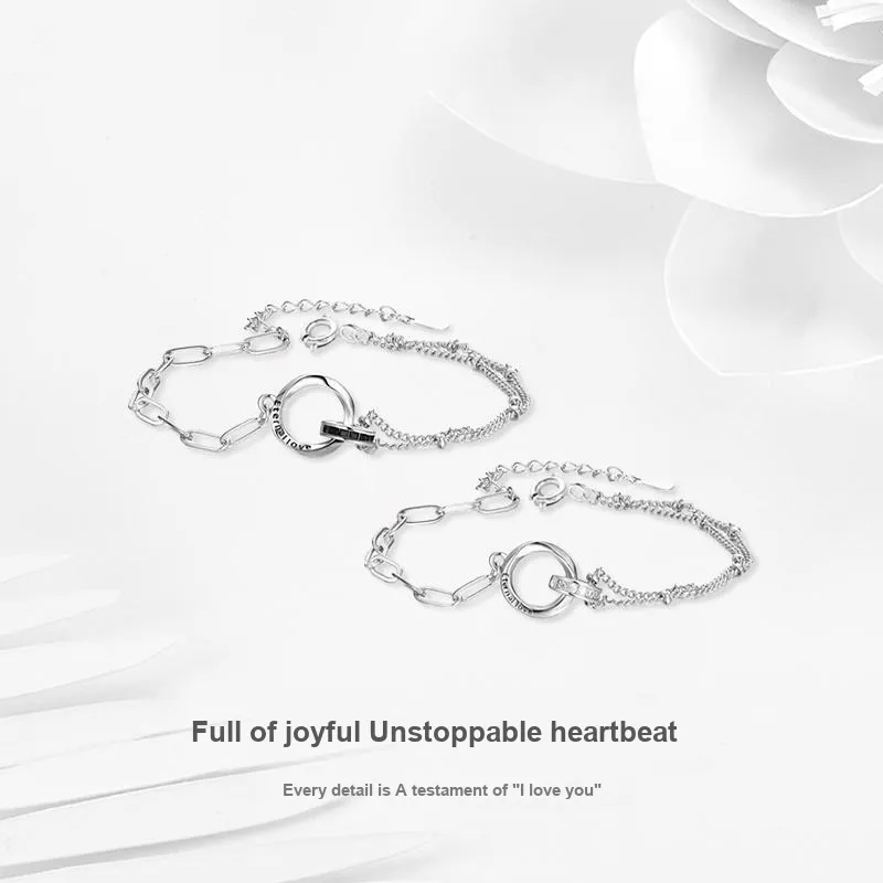 JUICY GRAPE S925 Silver Bracelets Unisex-2