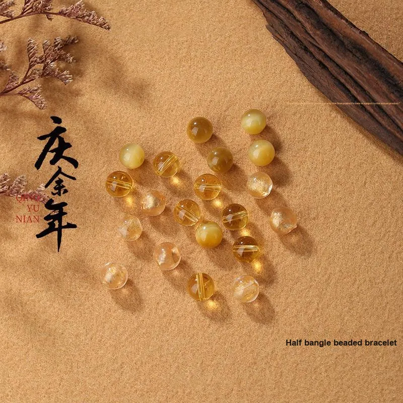 TENGXUNSHIPINCAOCHANGDI 'Qing Yu Nian' Season 2, Fan Sizhe, Wealth, Half Bangle Beaded Bracelet Lanyards-3