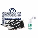 Black/Egret Feather White (Shopping Bag Clothing Sets)