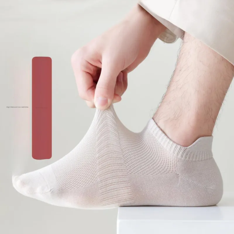 MIIOW Ankle Socks Men's 6 Pack Mixed Color-5