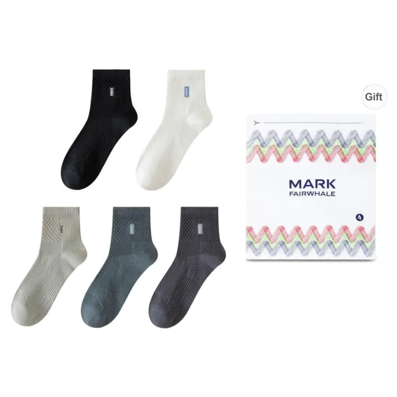 FAIRWHALE Socks Gift Box Unisex 5 Pack-6