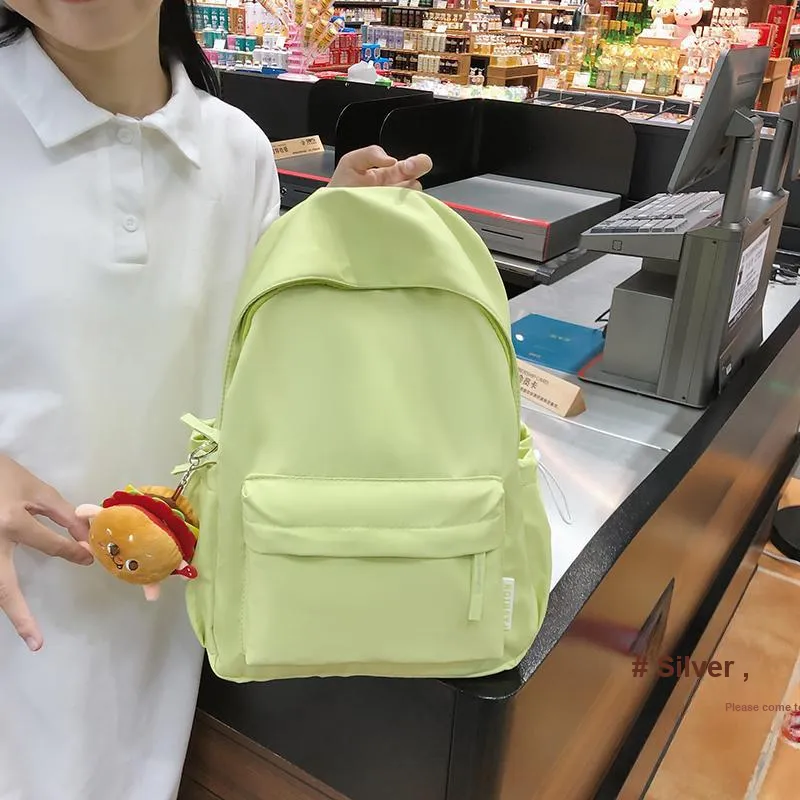BUBM Nylon Backpack Unisex Multicolor-16