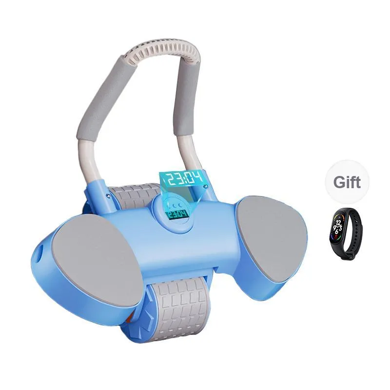 SMVP Abdominal Roller Fitness Equipment Automatic Rebound Tummy Tucking Magic Household Ab Roller-22