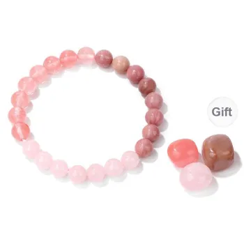 CIROCCO Colored Glaze Jade Bracelets Unisex