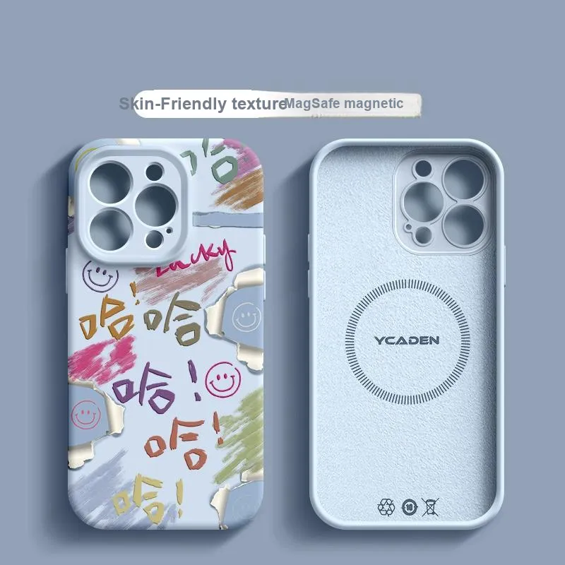 K Touch Silicone Material Phone Cases Compatible With Apple 16 Pro Max/15/14/13/12/11 Series All-45