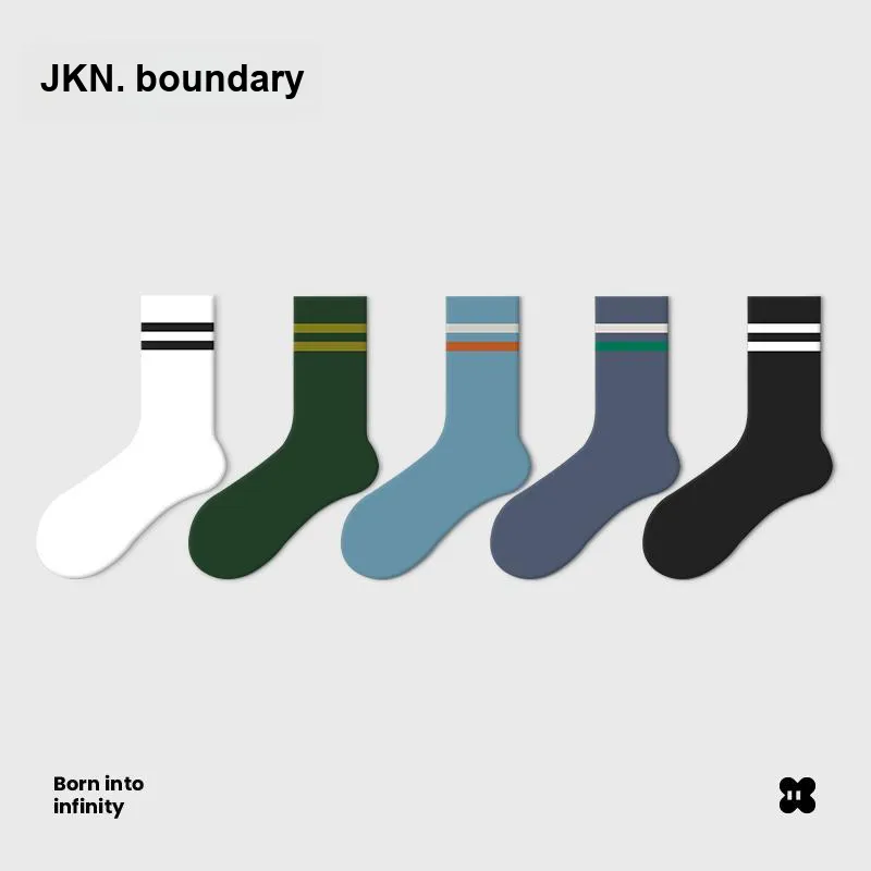 JKN Unisex Mid Calf Socks-1