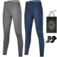 100% cotton Jacquard 2 Pack (Dark Gray+Navy Blue) with 2 Pack Socks+Shopping Bag Included