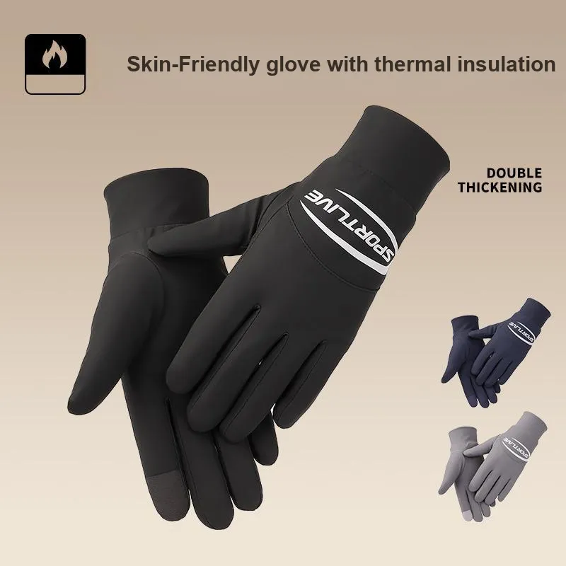 YUZHAOLIN Water Repellent Sports Gloves Men's-1