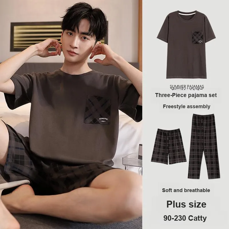 MADALLO Pajama Set Men's Dark Brown-3