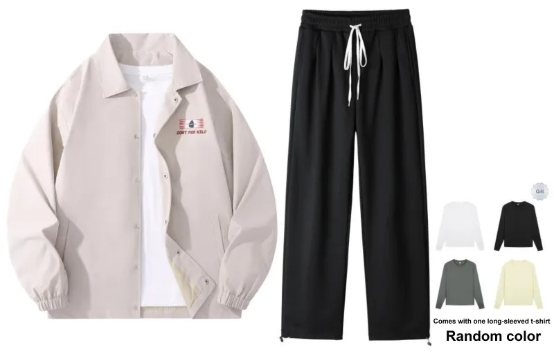 Cost Per Kilo Sports Casual Pants Set Unisex-11