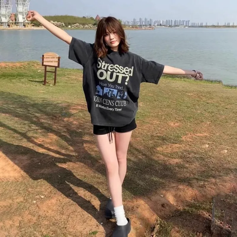 DAND T Shirts Unisex Washed Black-6