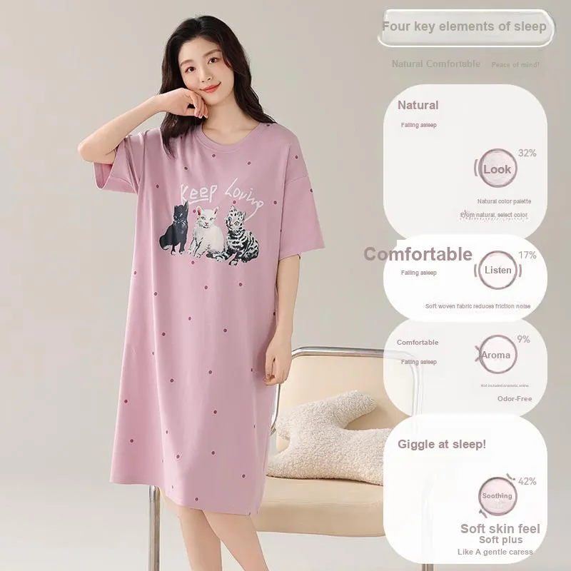 MADALLO Women's Nightgowns-3