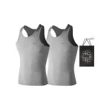 Fits Well 2 Pack (Heather Gray+Heather Gray) 2 Pcs, Easy to Wash!
