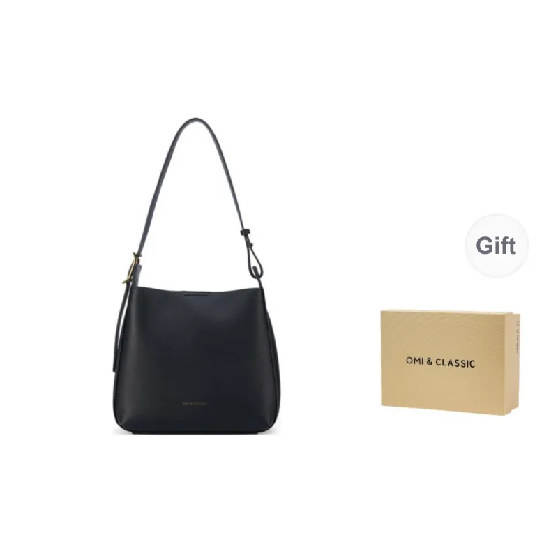OMI Synthetic Leather Shoulder Bag Regular Women's Ecru/Brown/Pink/Black-0