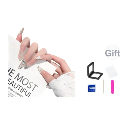XNTX Премиум Feel False Nail Овальный Cool Color Series Smudge Стиль Instagram