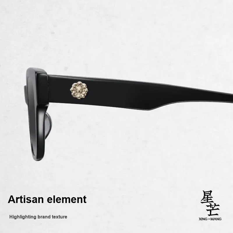 MUJOSH Plate Frame Square High-Definition Polarized Commute Trendy UV400 Eye Protection Sunglasses Unisex-3