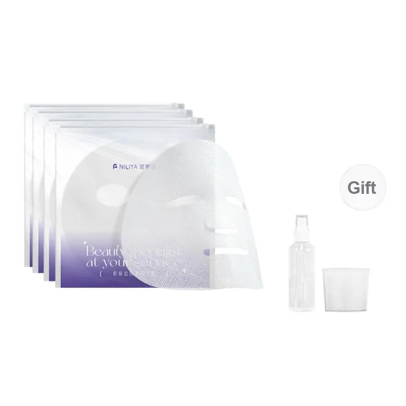 NILIYA Silk Facial Mask Sheets Hydrating Wet Compress Spa Beauty Clinic Exclusive-7