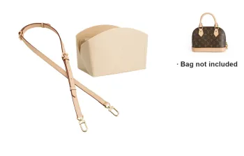 Ingenuity Handmade Cow Leather Bag Strap Women's Beige