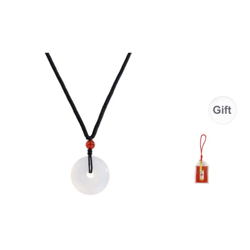 LUXLINE Natural Chalcedony Necklaces Unisex-6
