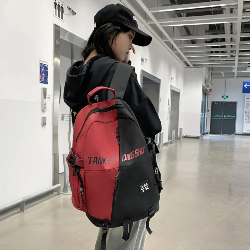 Kewuku Nylon Backpack Unisex Multicolor-7