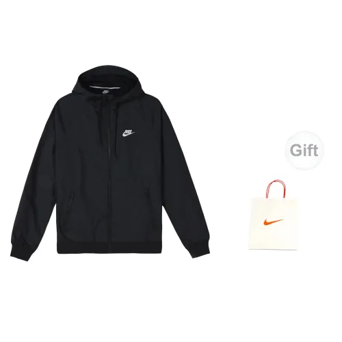 Nike Jackets Men Black With Gift Bag