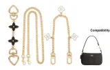 [Style 6]Black Four-Leaf Clover+Four-Leaf Clover Decorative Chain+Long Chain