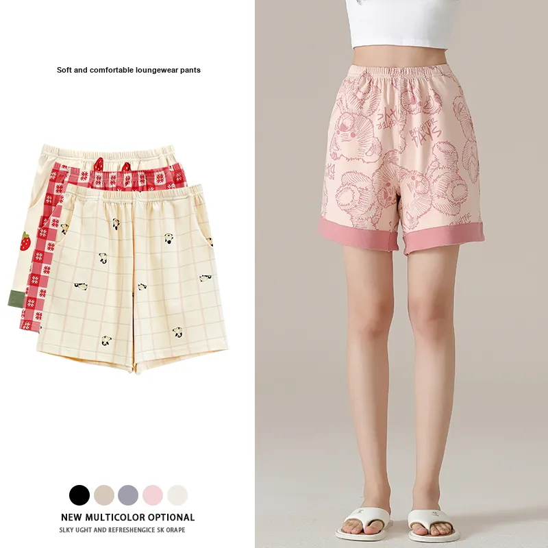 Maultiay Pajama Pants Summer Women's Pink-1